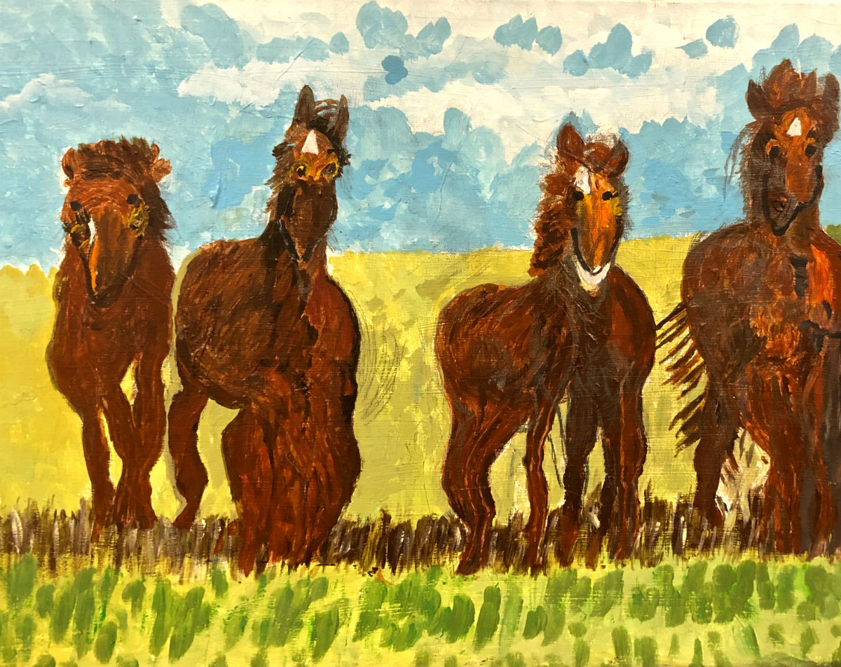 Geri L. Ancient Horses 18 x 24_0833