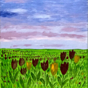Ida W. "Field of Tulips" 16 x 20