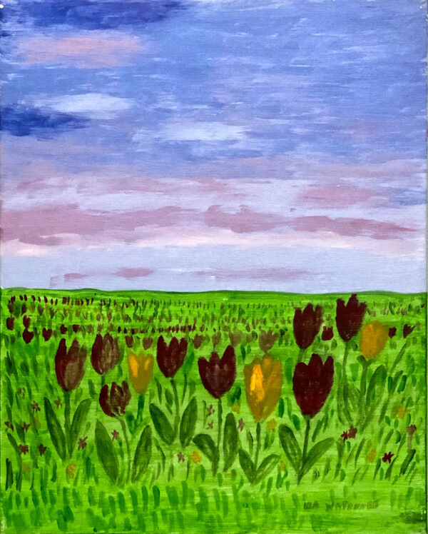 Ida W. "Field of Tulips" 16 x 20