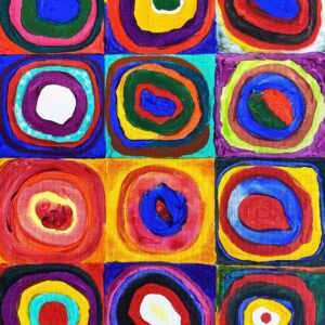 Kandinsky's Universe by Abby Fels, Opica art teacher