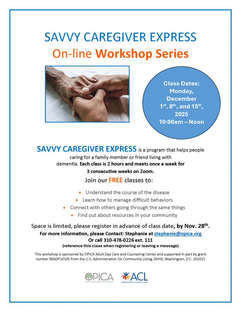 Savvy Caregiver Express - Nov. 28 2025