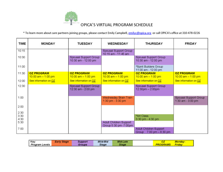 Opica Virtual Programs